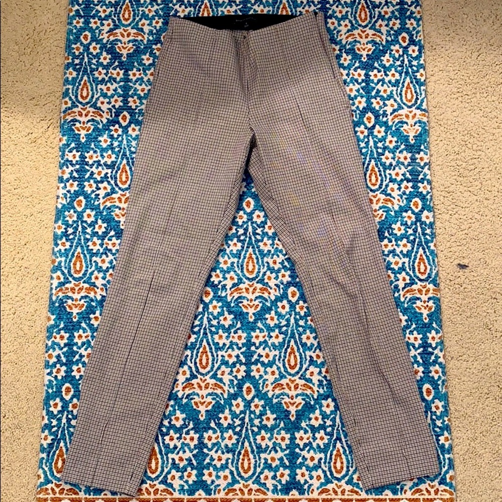 Banana Republic Brown Tweed Skinny Trouser